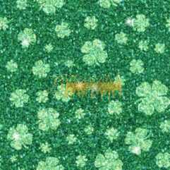 St Pats shamrock irish green glitter