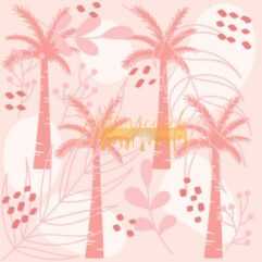 Palm Tree pink